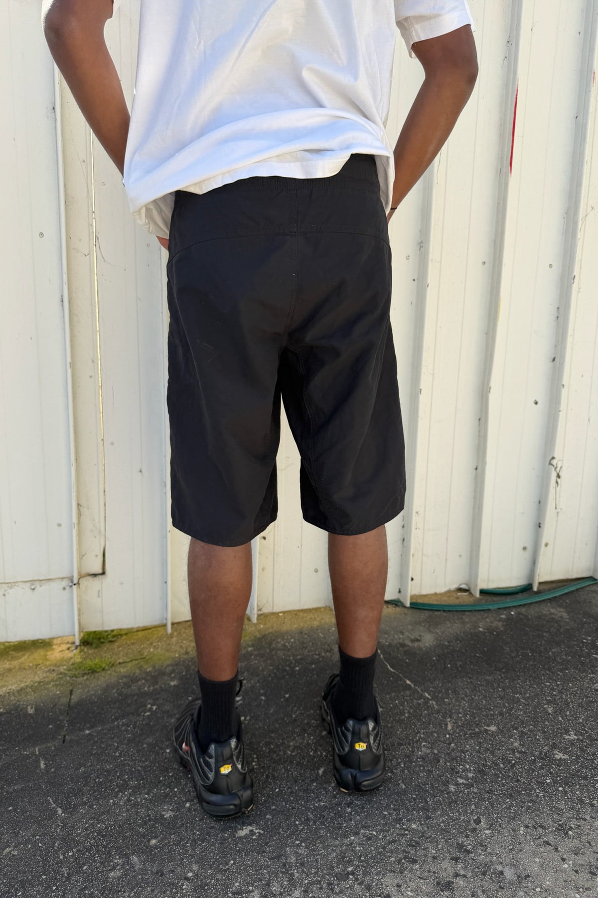 ADIDAS black & grey shorts ★ Size small