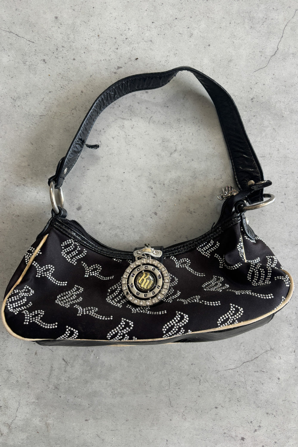 ROCAWEAR black & silver handbag ★