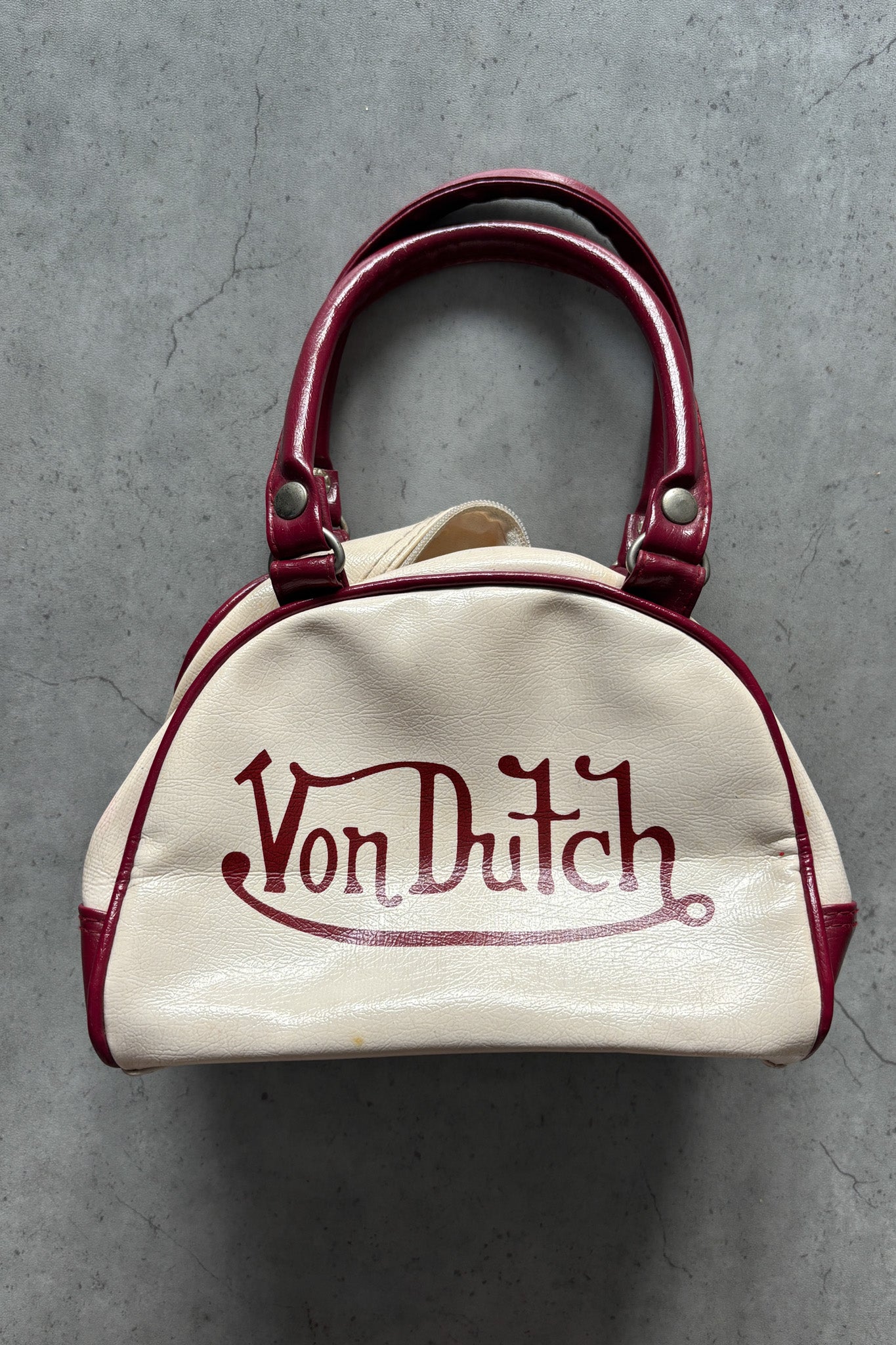 VONDUTCH cream bowling bag★