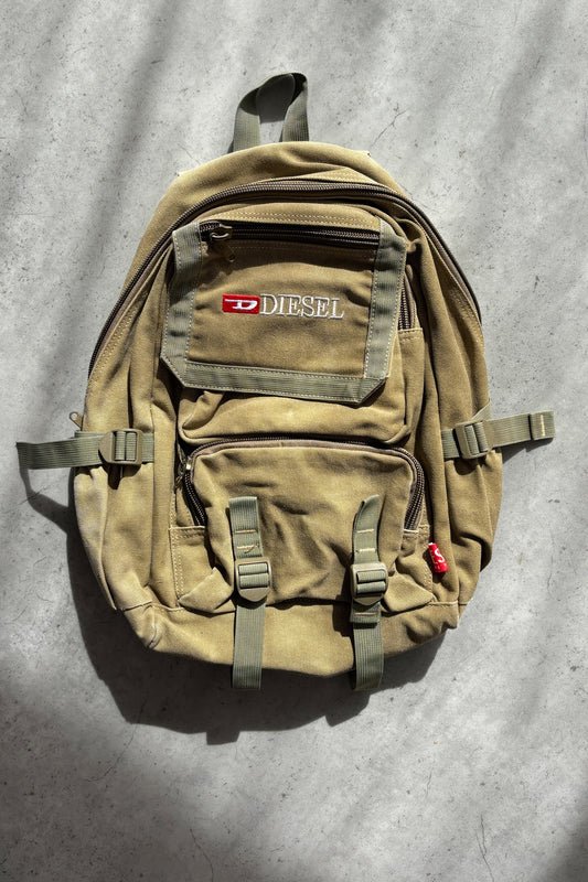 DIESEL khaki backpack ★