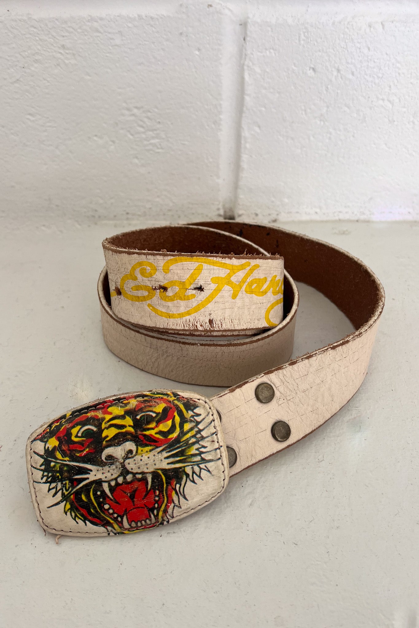 ED HARDY graphic belt