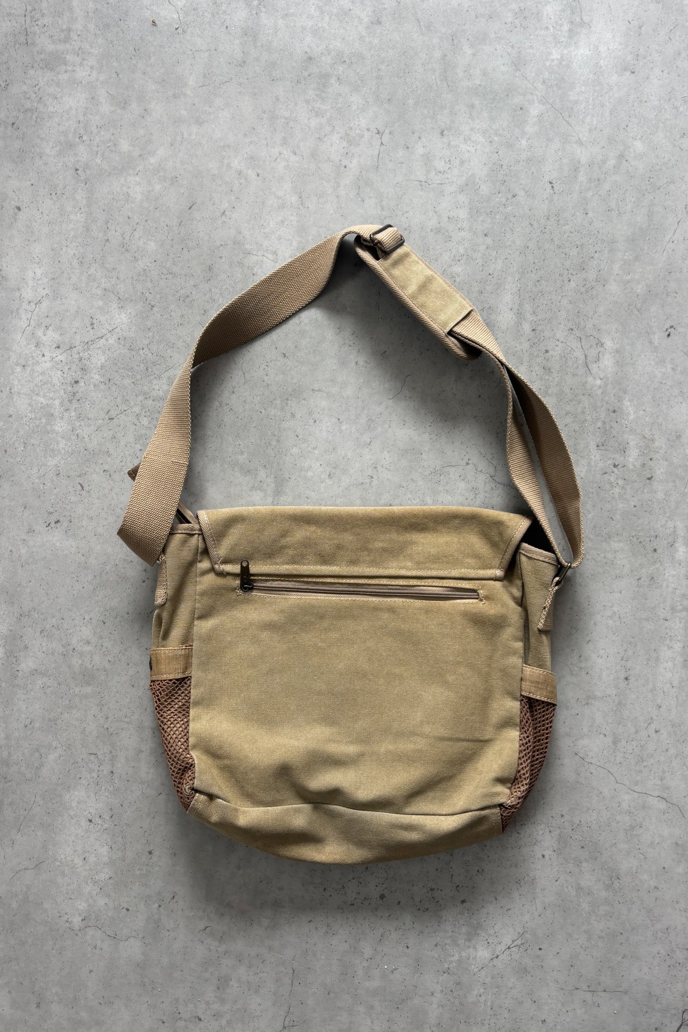 DIESEL khaki satchel bag ★