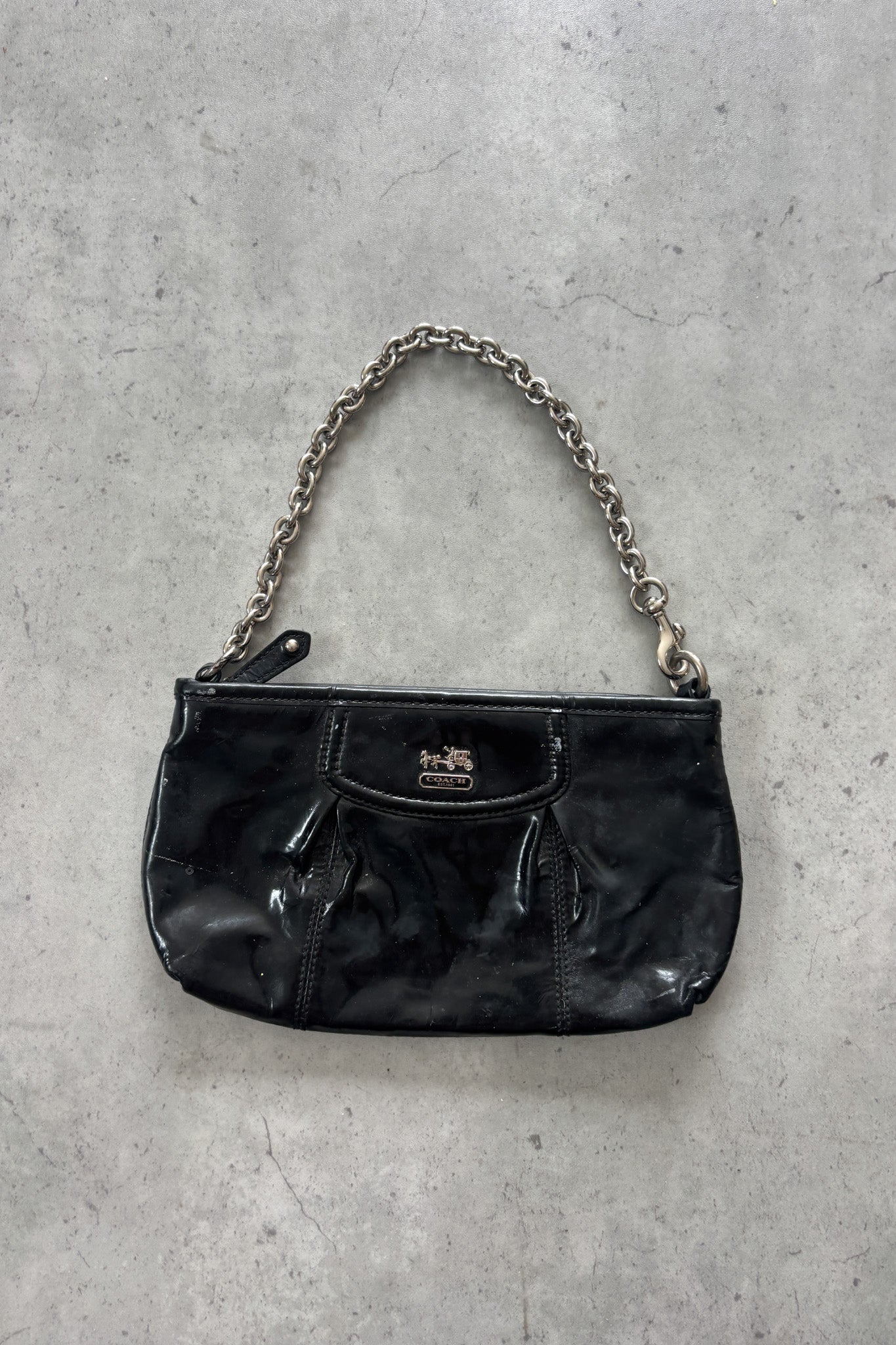 COACH black leather purse  ★