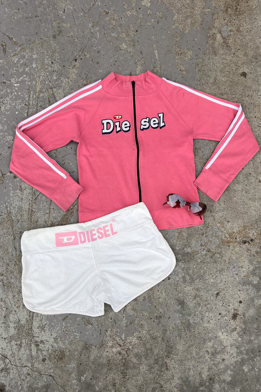DIESEL white booty shorts