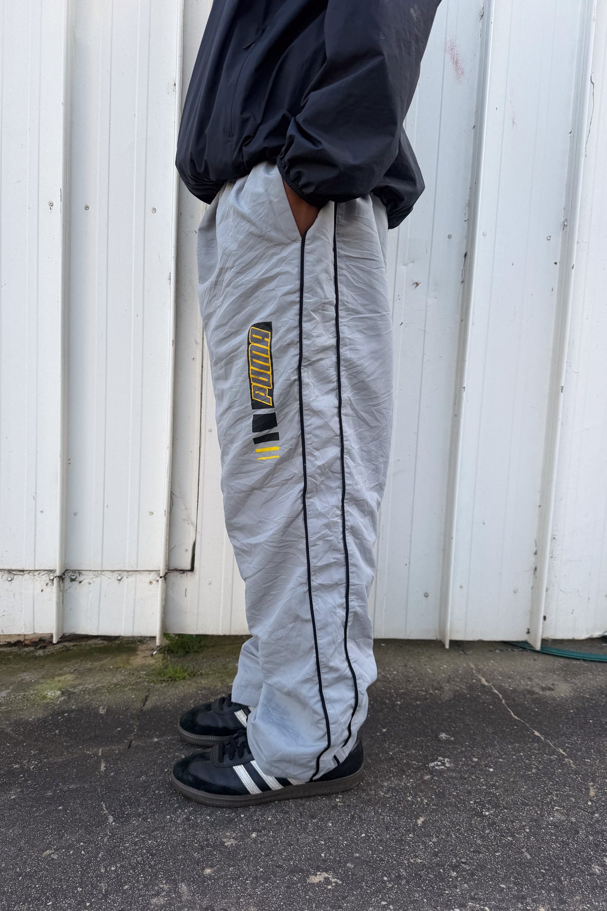 PUMA grey trackpants ★ Size labelled large