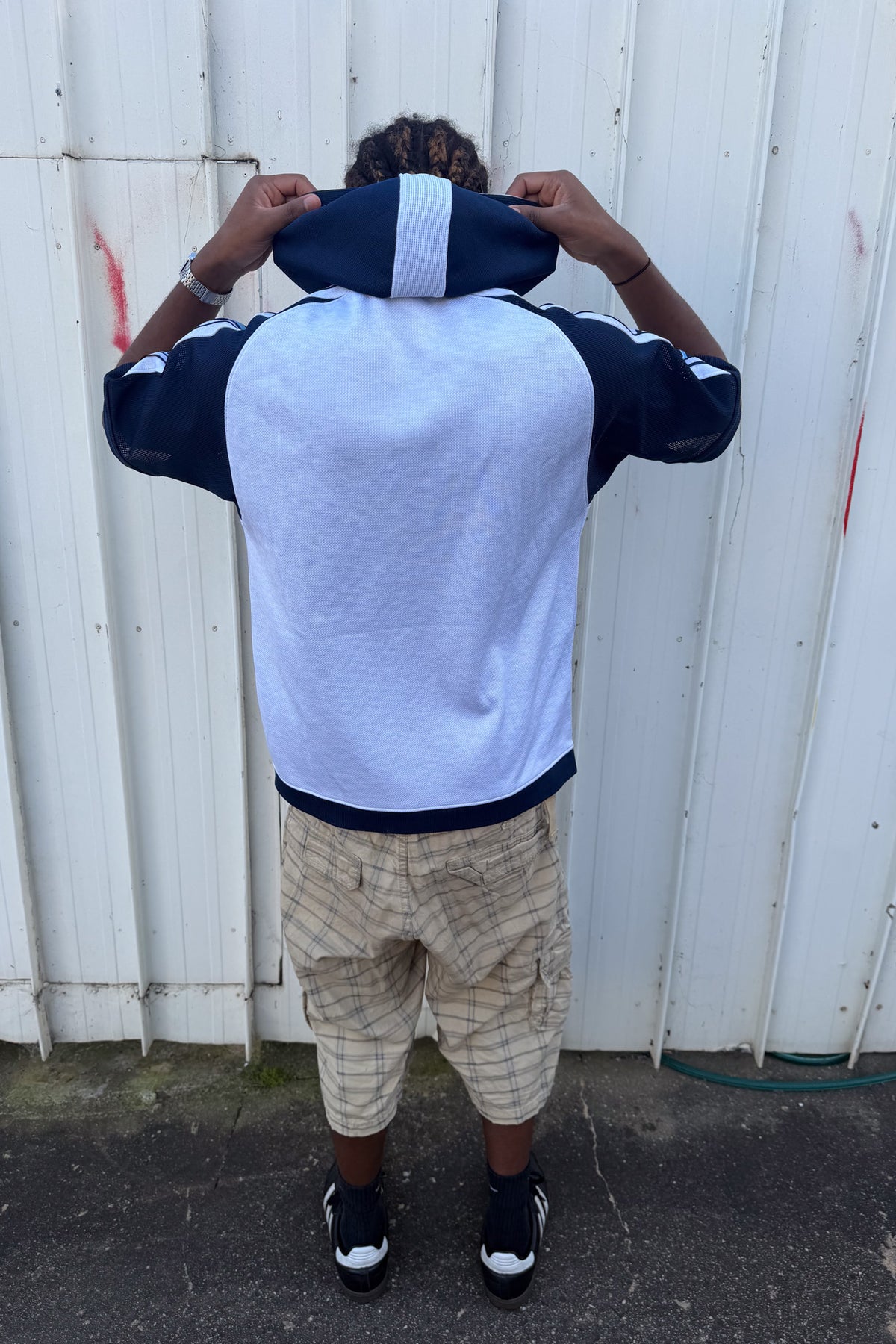 KAPPA blue quarter sleeve jacket ★ Size est medium