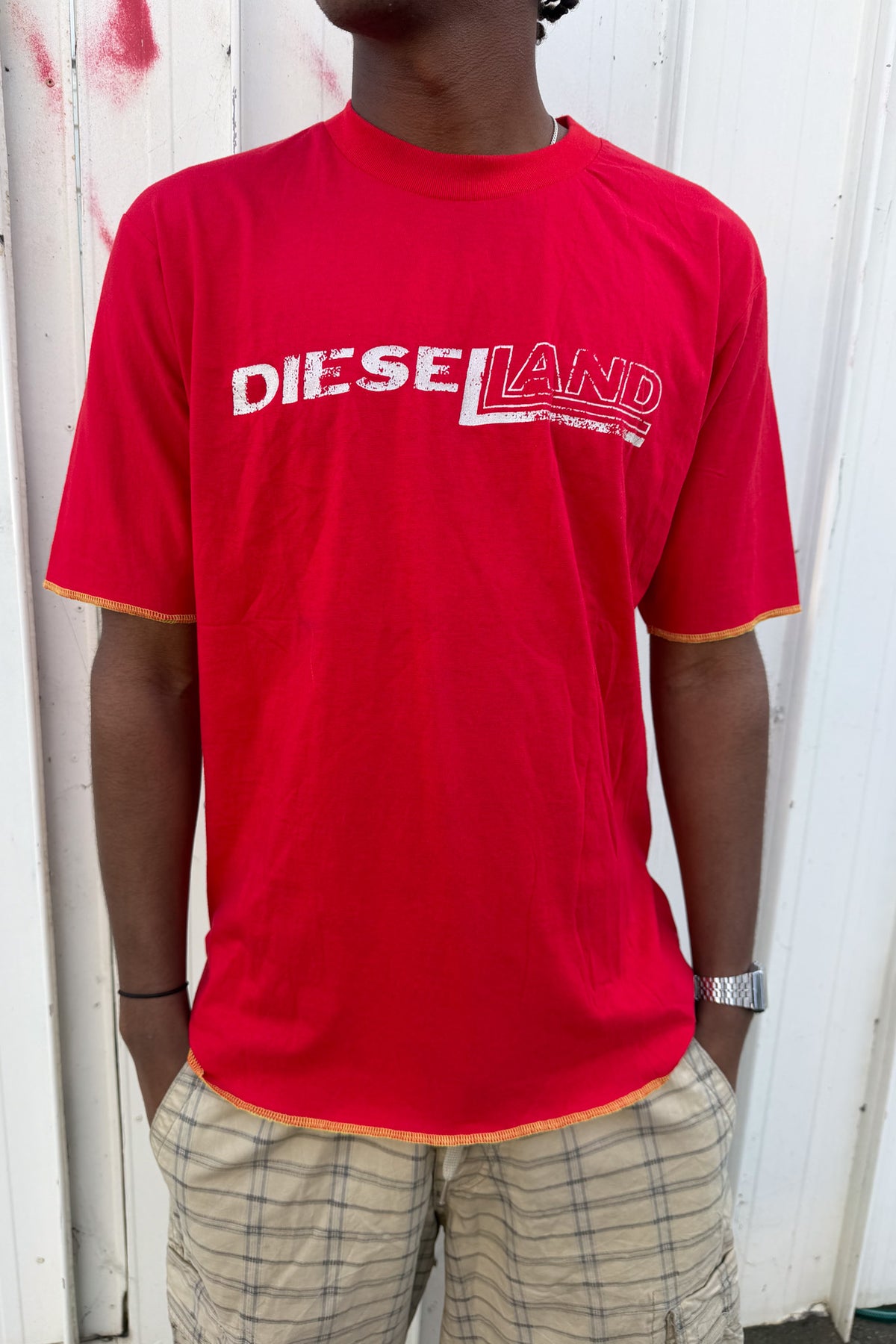 DIESEL red tee ★ Size labelled Xlarge