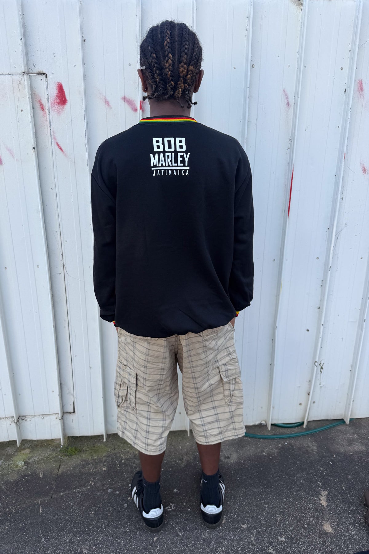BOB MARLEY black crewneck ★ Size large