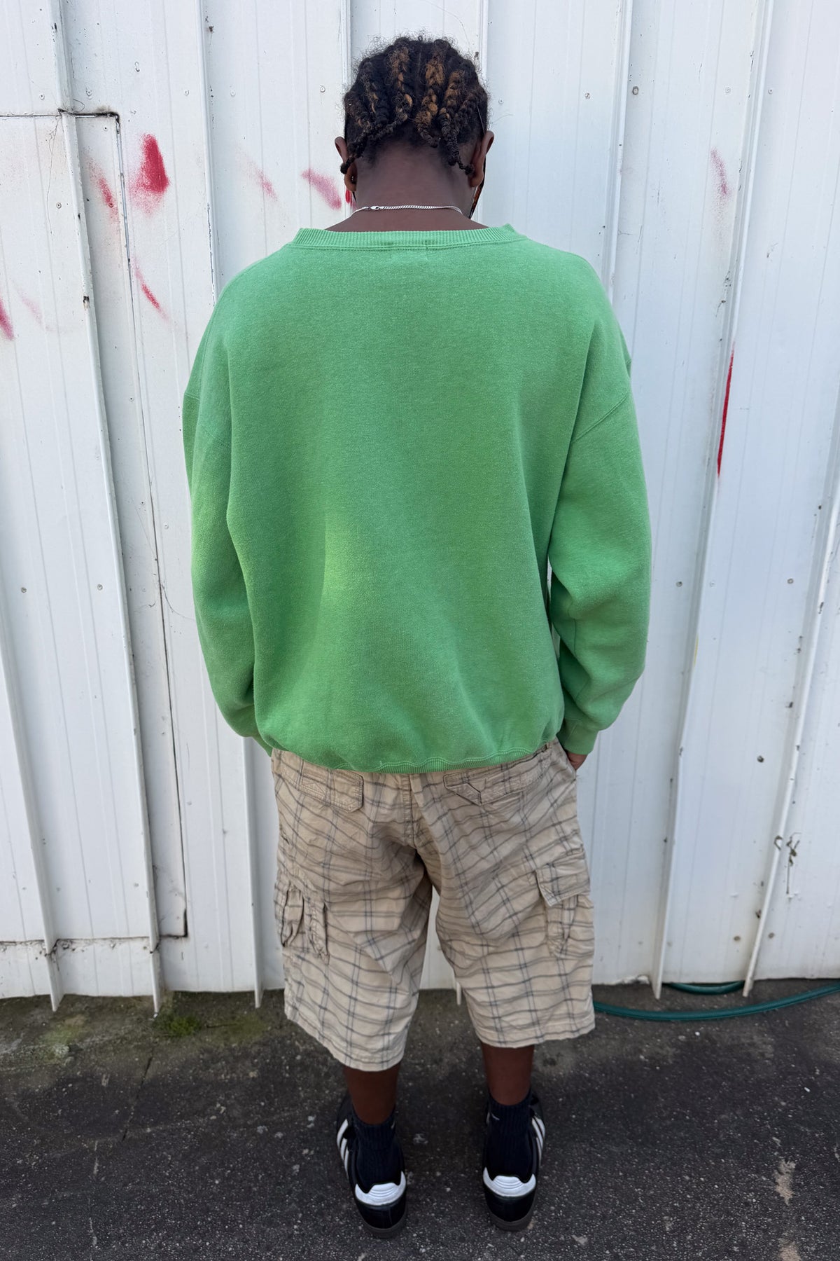 DOLCE & GABBANA green crewneck ★ Size est medium