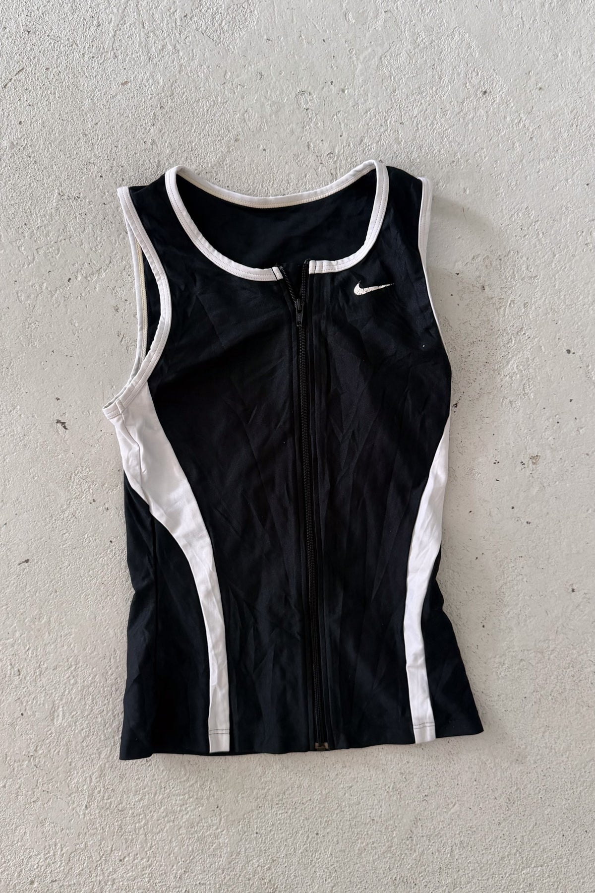 NIKE black & white sport tank ★ Size est XS