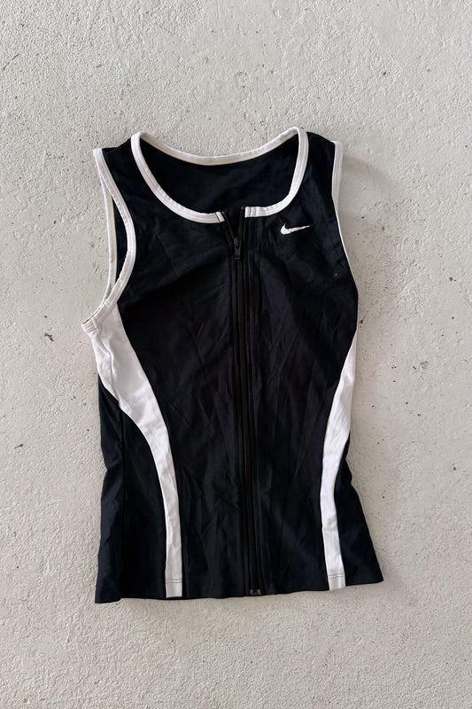 NIKE black & white sport tank ★ Size est XS