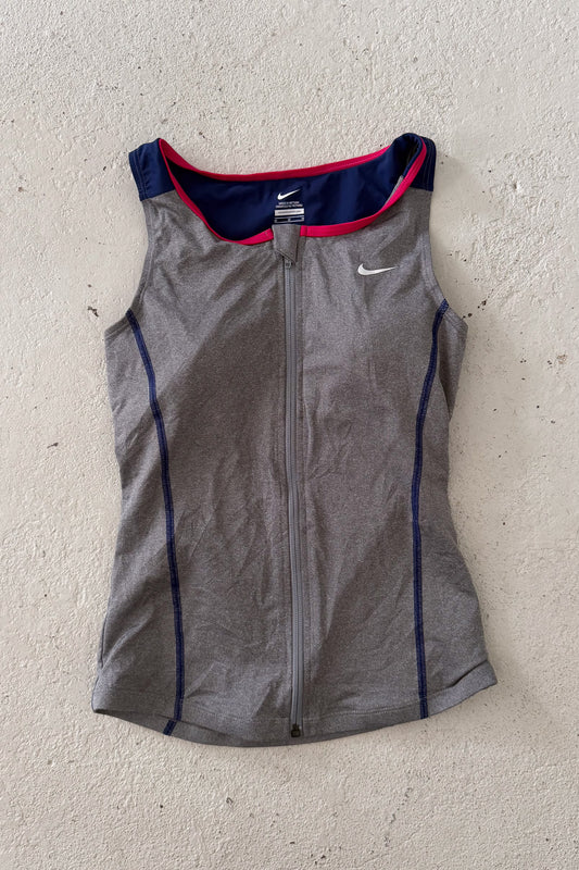 NIKE grey navy & pink sport tank ★ Size est medium