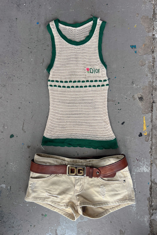 Premium vintage biege micro shorts