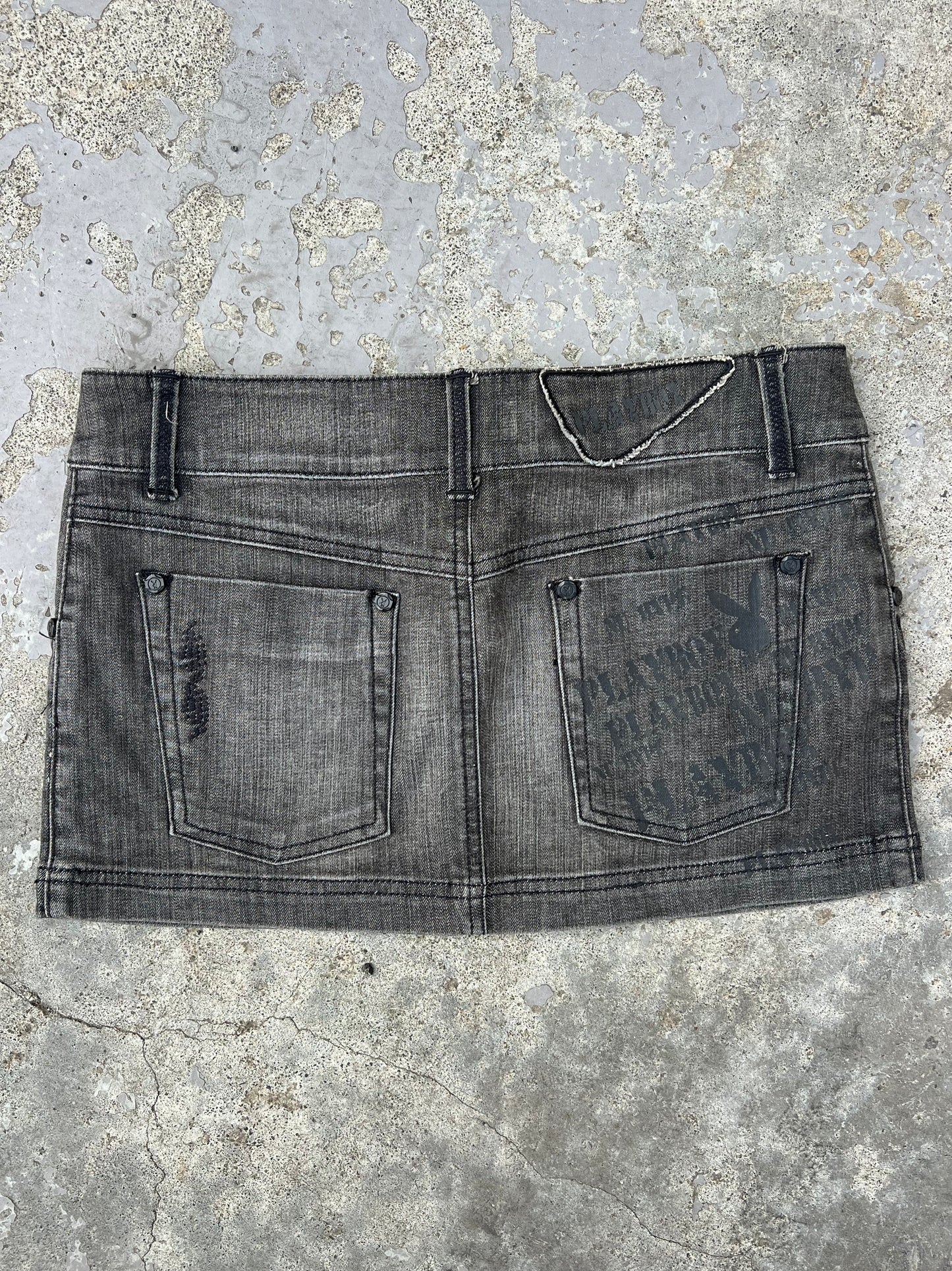 PLAYBOY black micro skirt