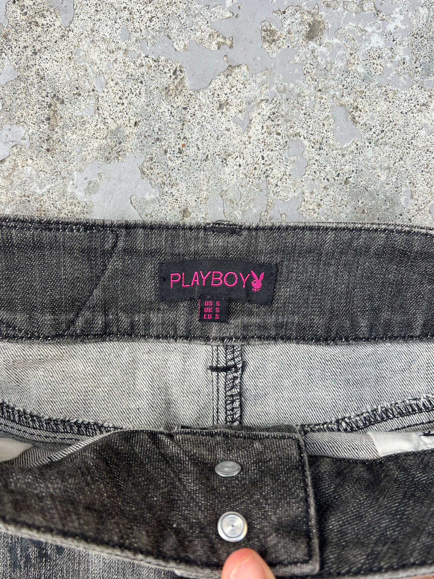 PLAYBOY black micro skirt