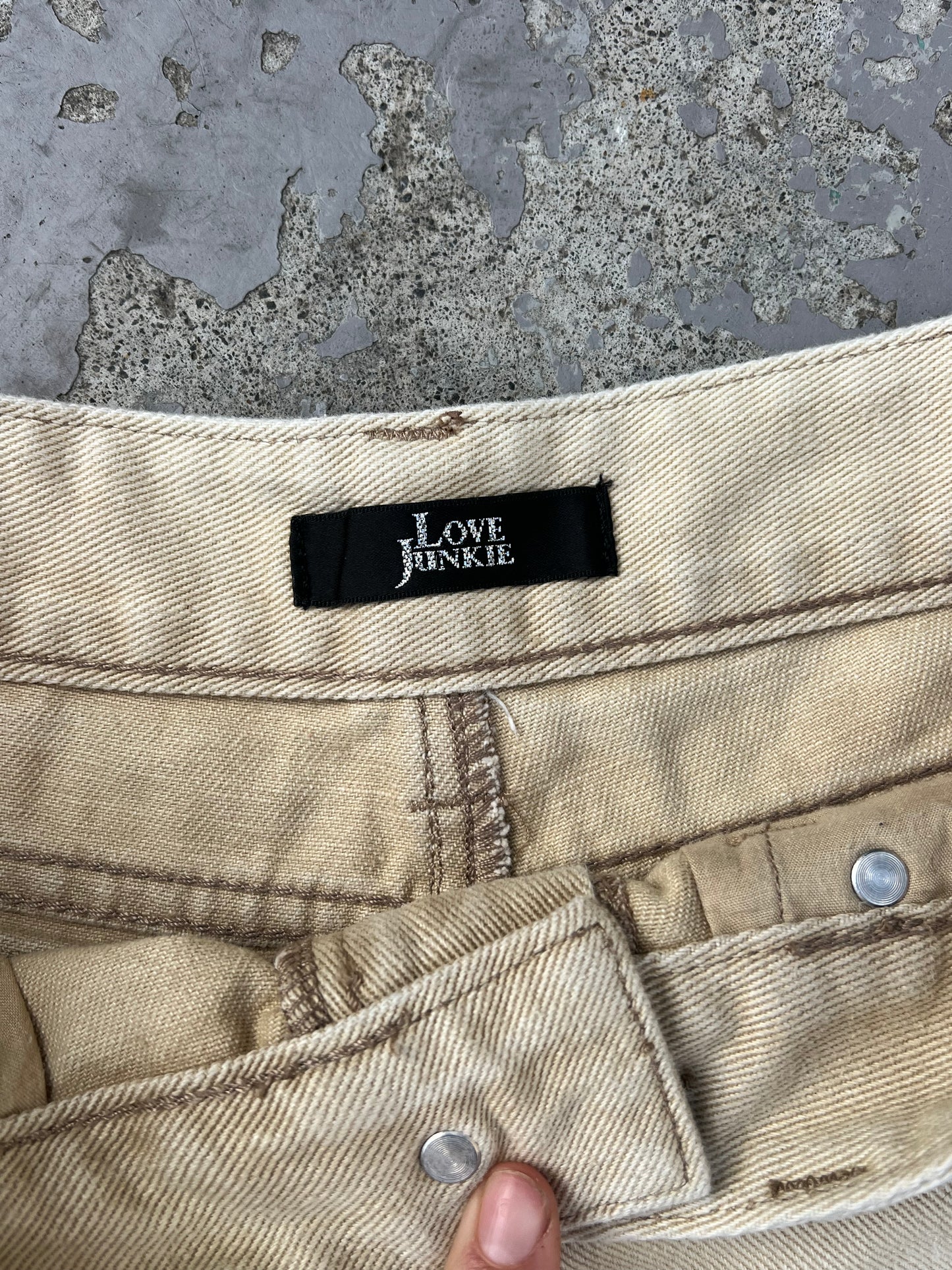 Premium vintage biege micro shorts