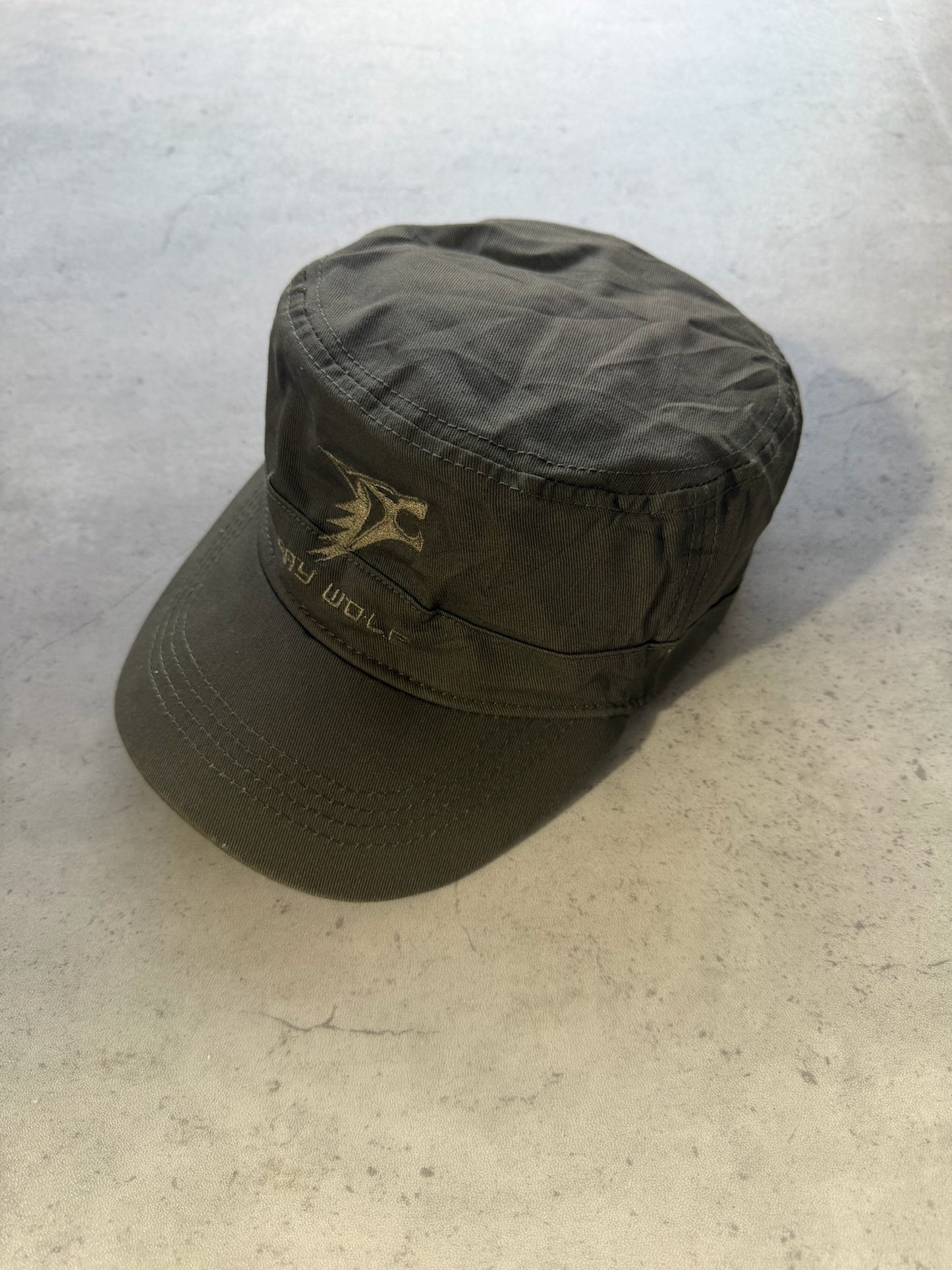 Army green wolf cadet hat ★
