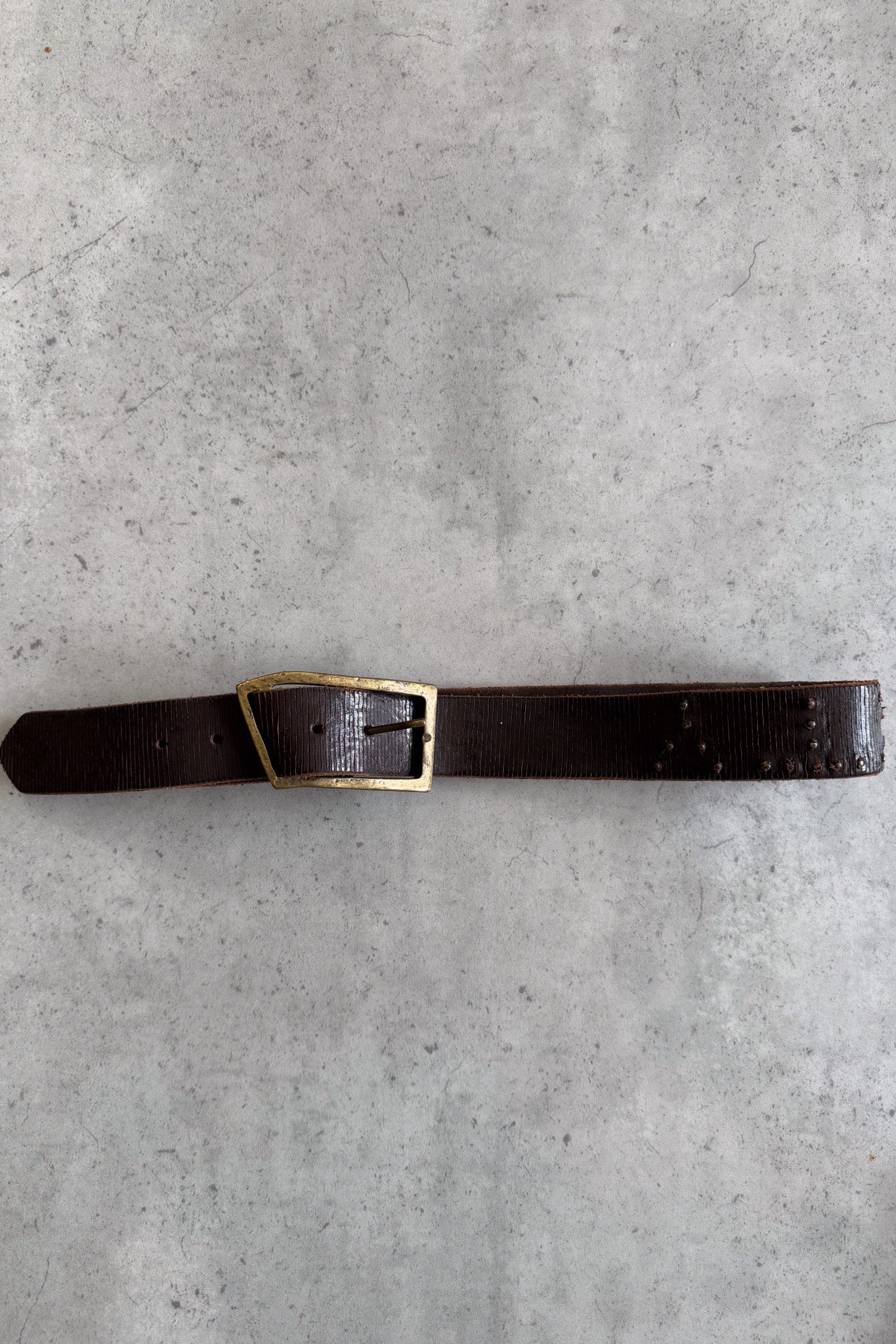 MISS SIXTY gold buckle brown belt ★  size 80cm