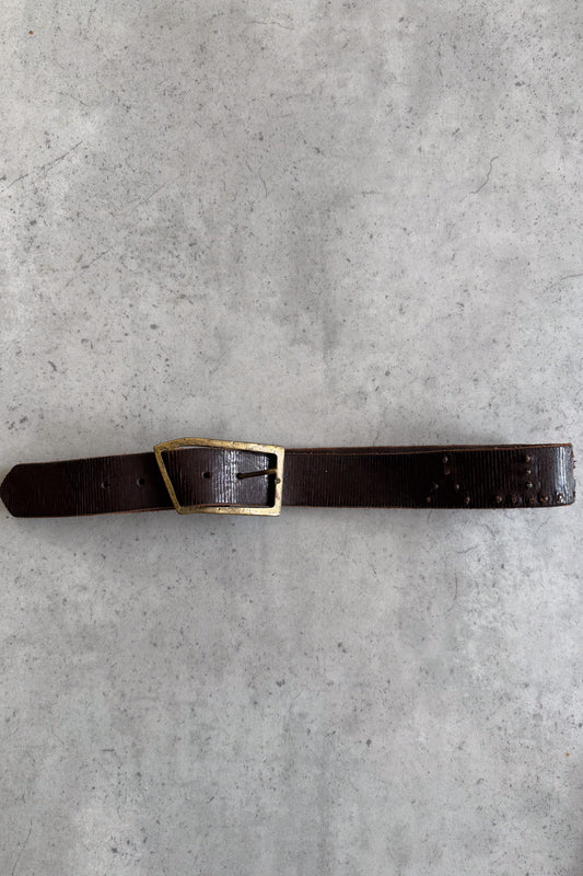 MISS SIXTY gold buckle brown belt ★  size 80cm