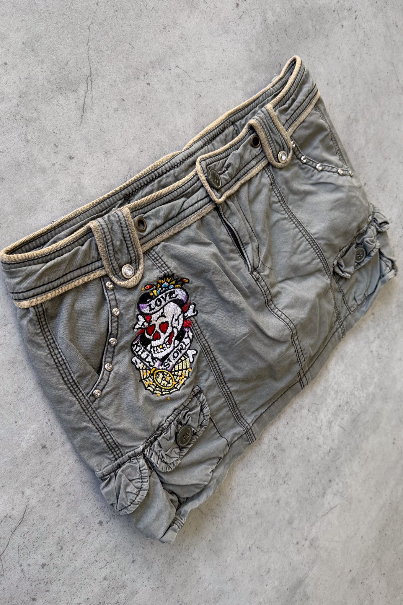 ED HARDY micro skirt ★ Size est small
