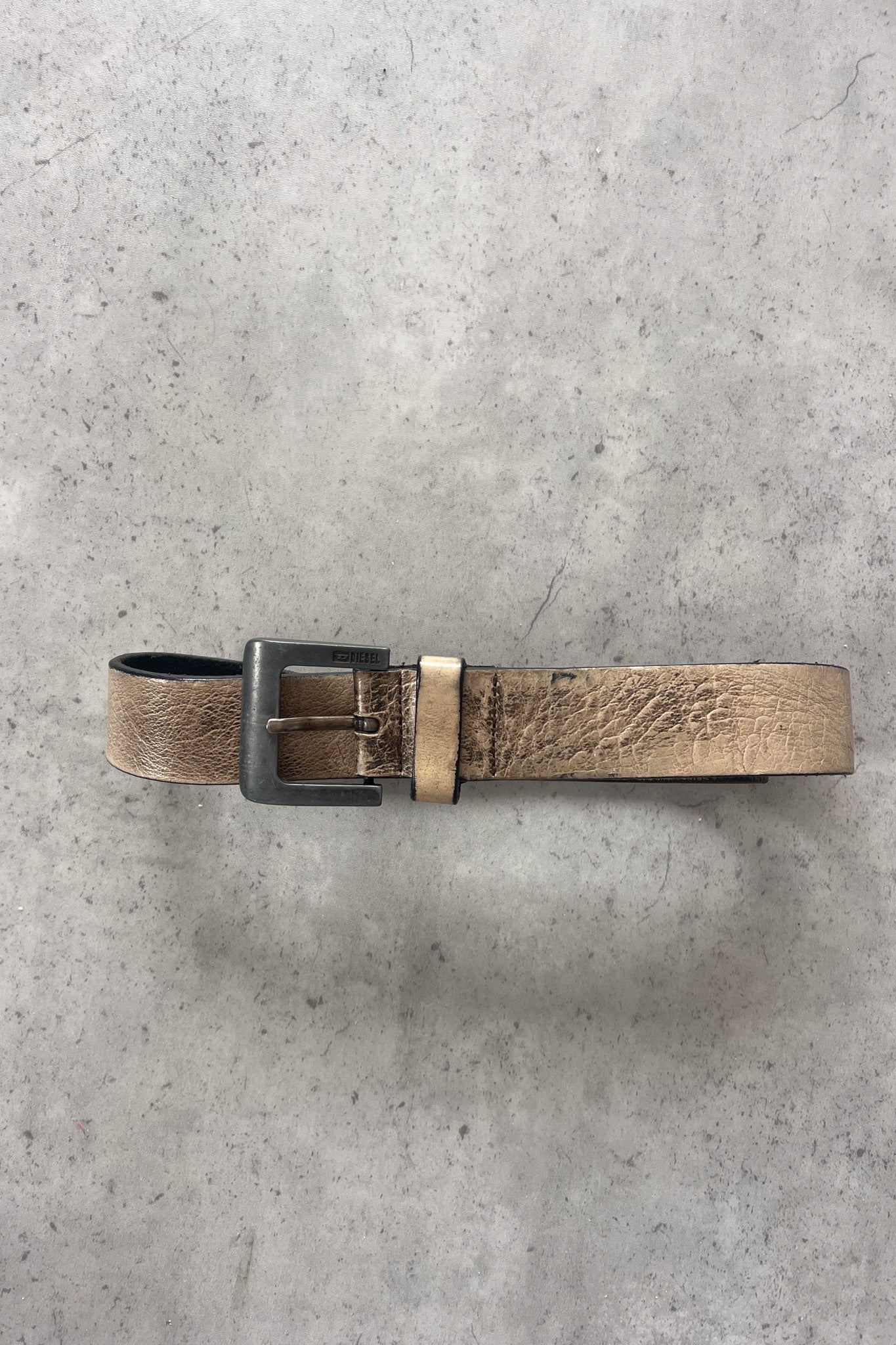 DIESEL leather belt - light brown ★ Size 30/32