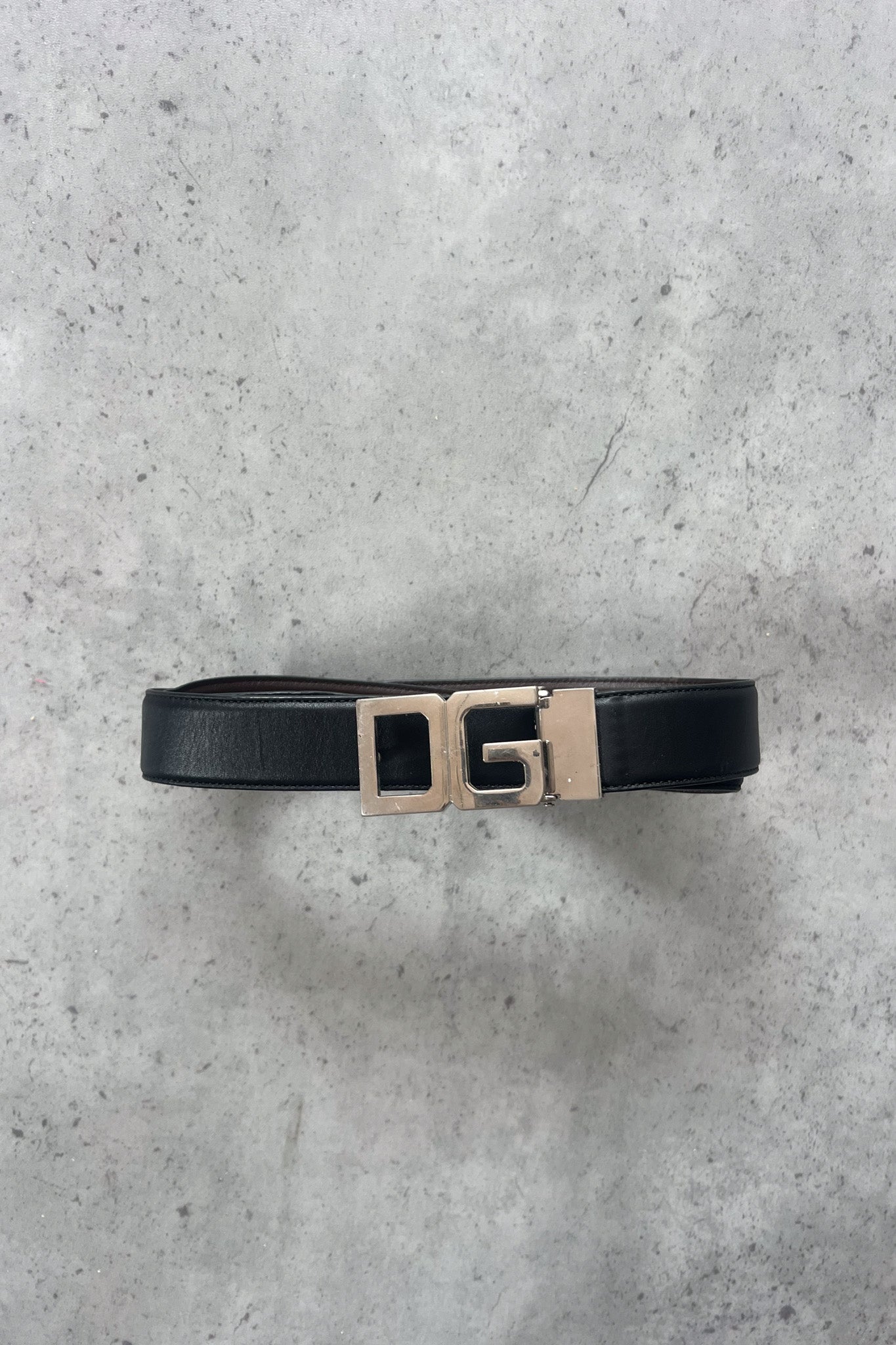 DOLCE AND GABBANA silver belt ★ 84cm