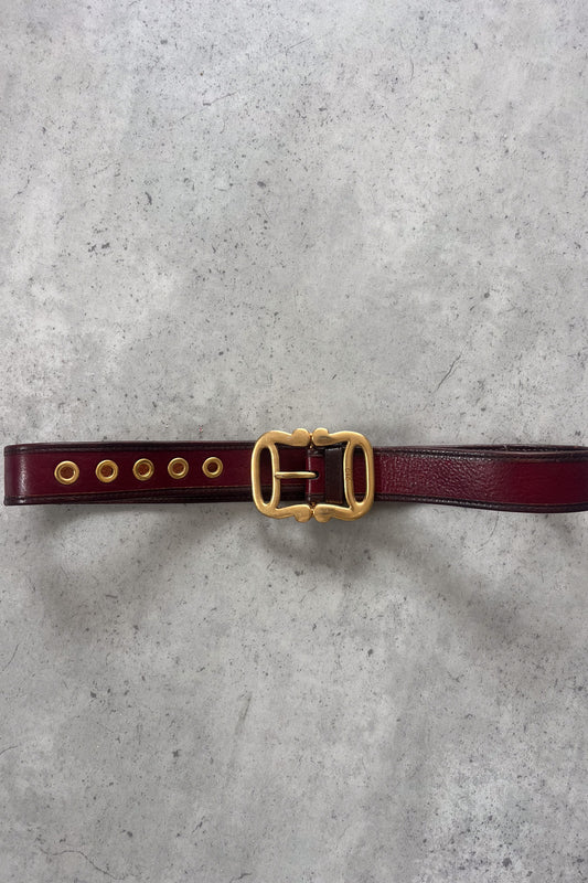 DOLCE AND GABBANA gold deatailing belt ★ 92cm