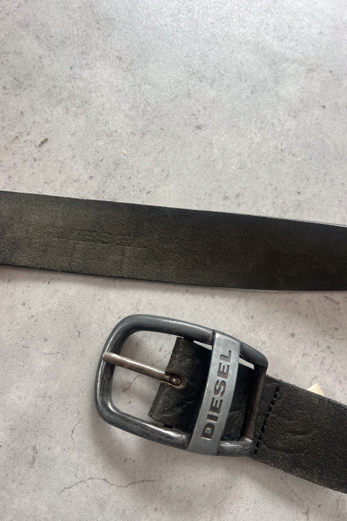 DIESEL leather belt ★ Size labelled 95cm