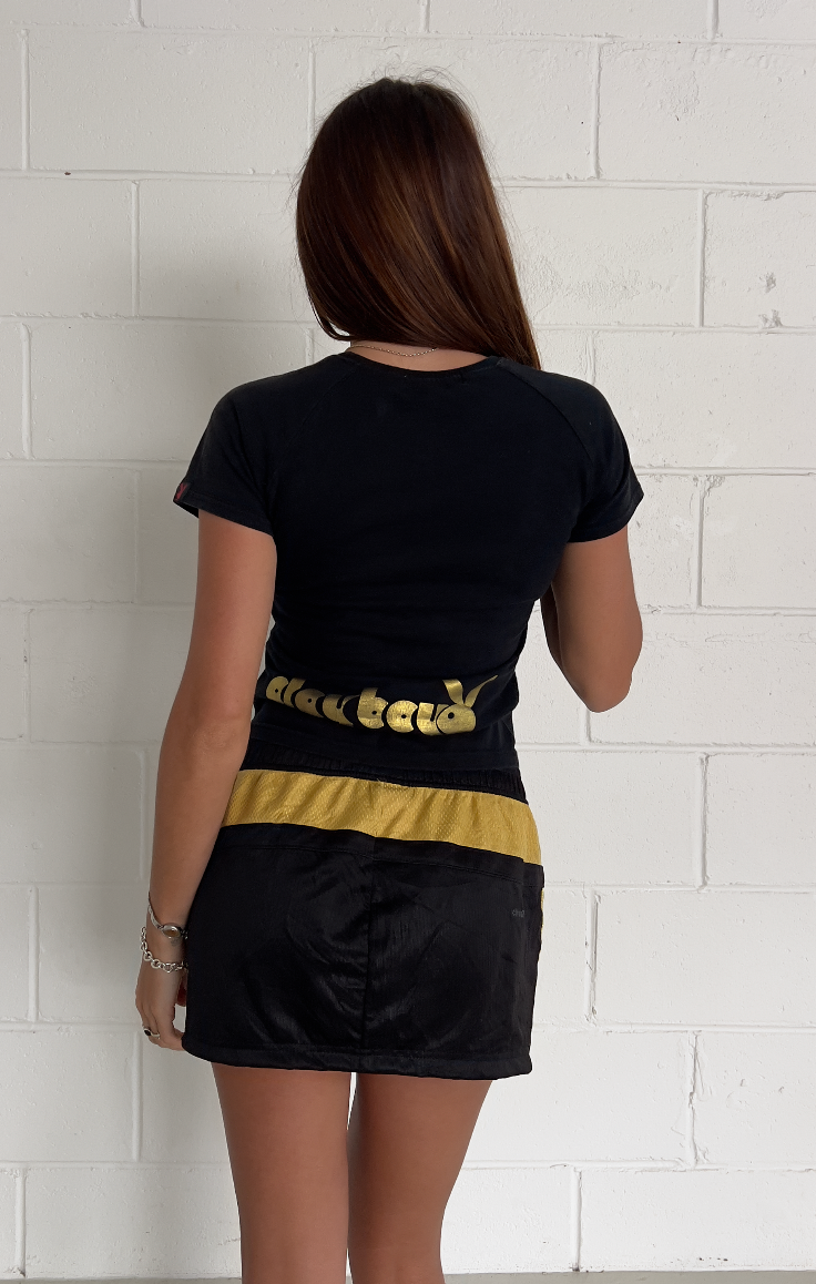 ADIDAS black + gold skirt ★ Size estimated medium