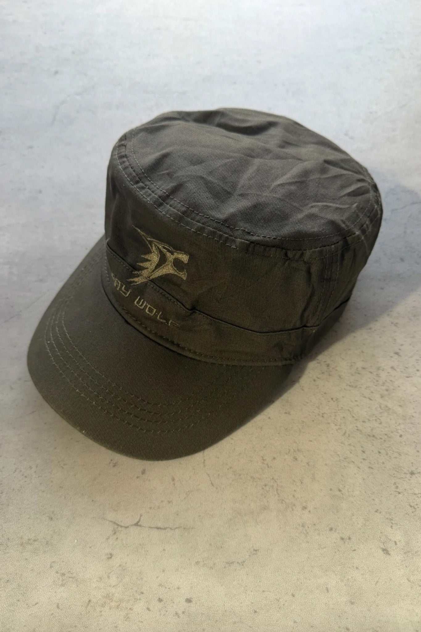 Army green wolf cadet hat ★