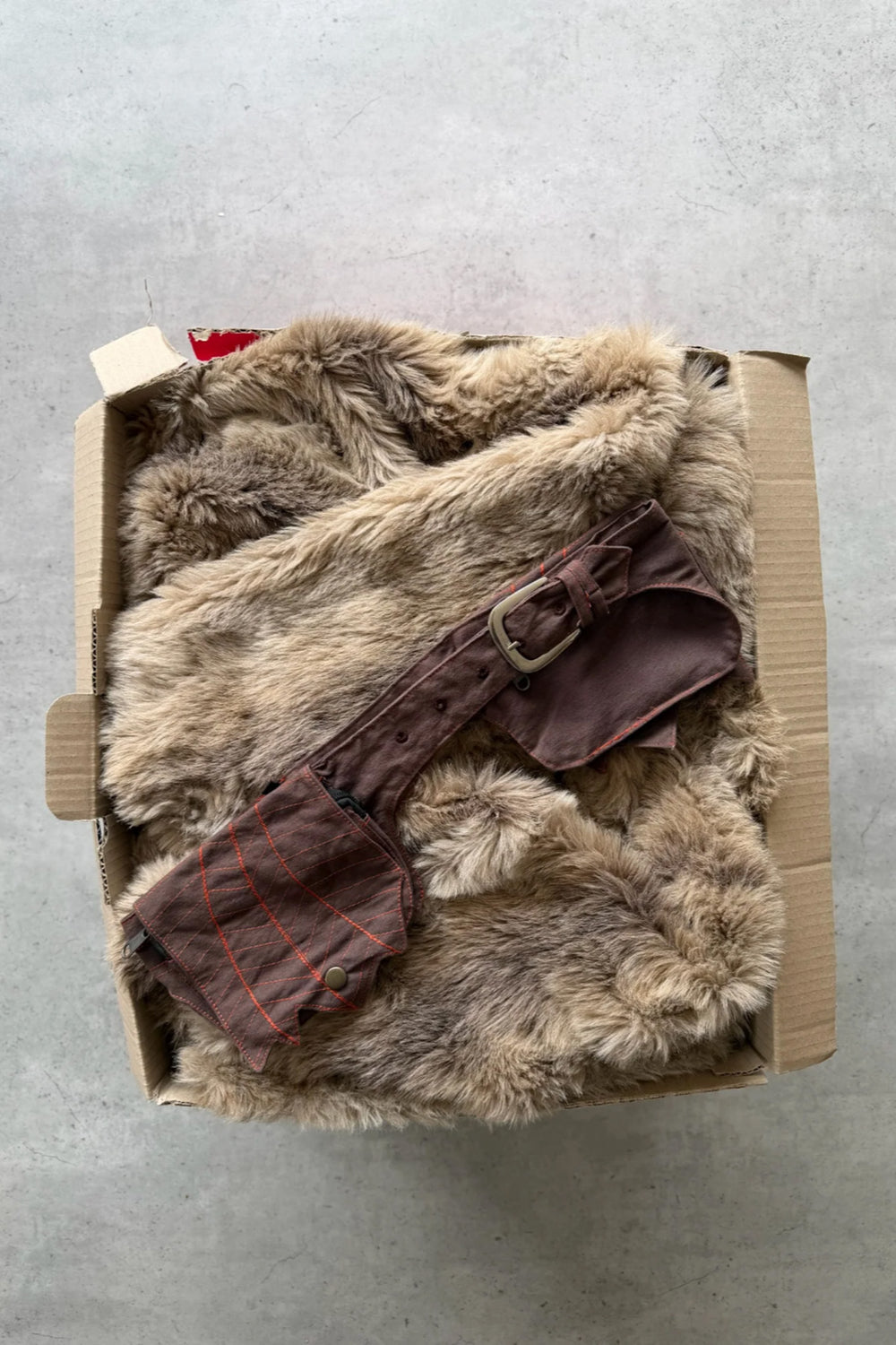 Brown festival belt bag ★