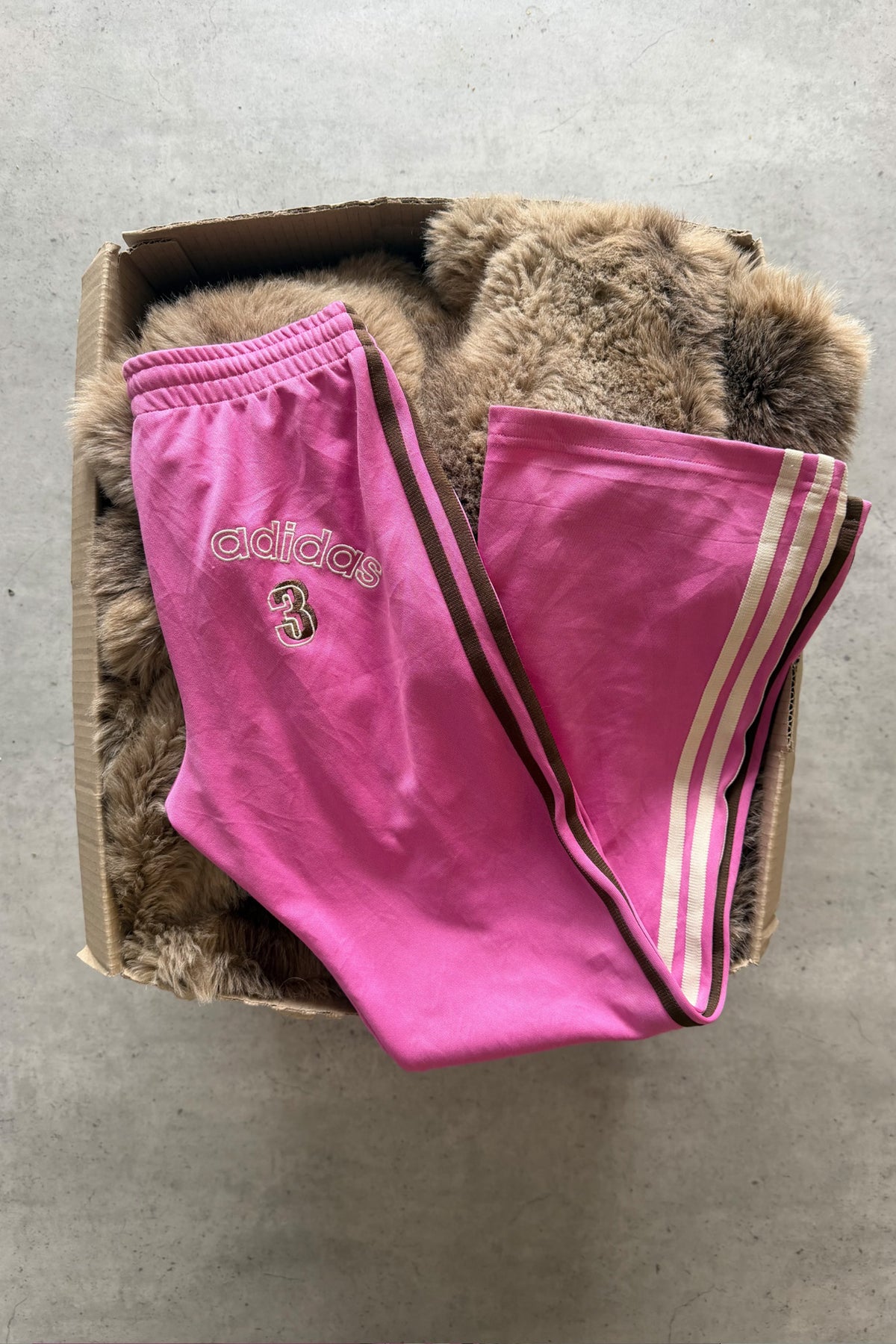 ADIDAS pink trackpants ★ Size estimated x small