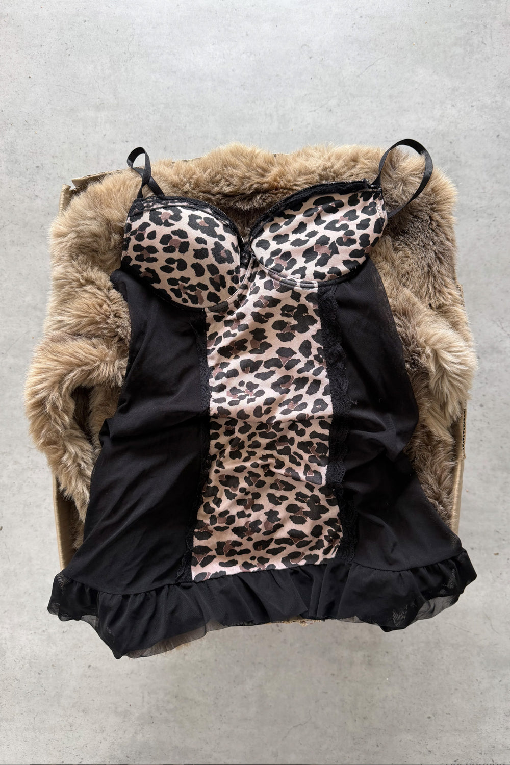 Leopard print festival lingerie dress ★ Size labelled medium