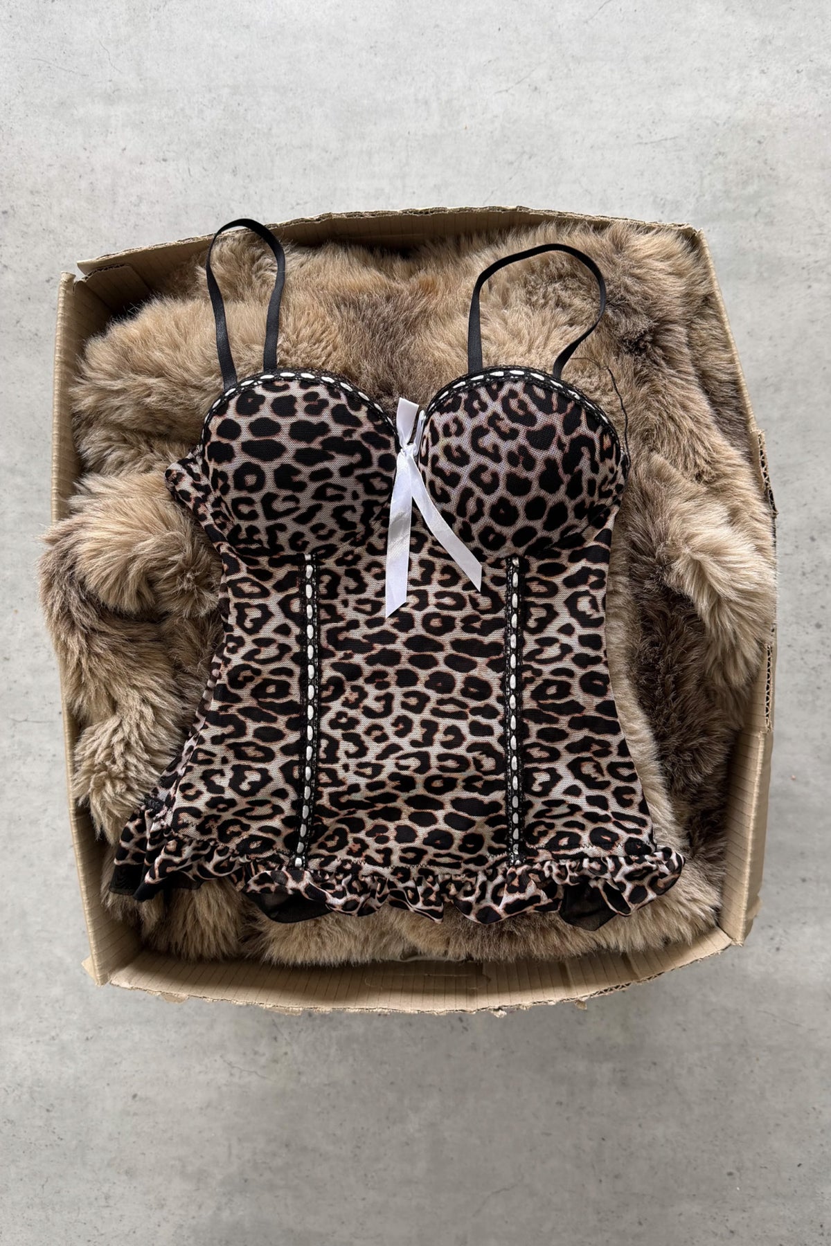 Leopard print corset ★ Size estimated medium